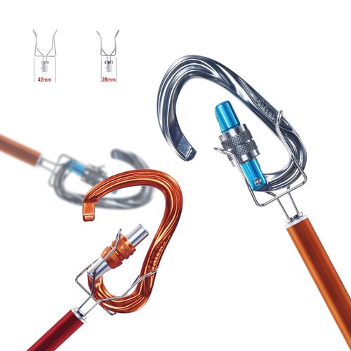 KAILAS Stick Clip Up Rock Climbing Quickdraws Carabiners Climbing Accessories Grabber Reacher Tool Lightweight Extendable