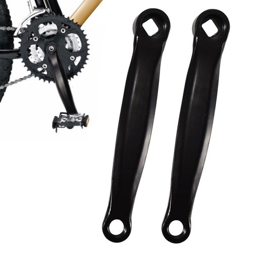BLLREMIPSUR 2 PCS Bike Wheel Crank Arm, Mountain Bike Tooth Plate Crank, Road Bike Round Hole Crank Replacement (Only Left Side Crank)