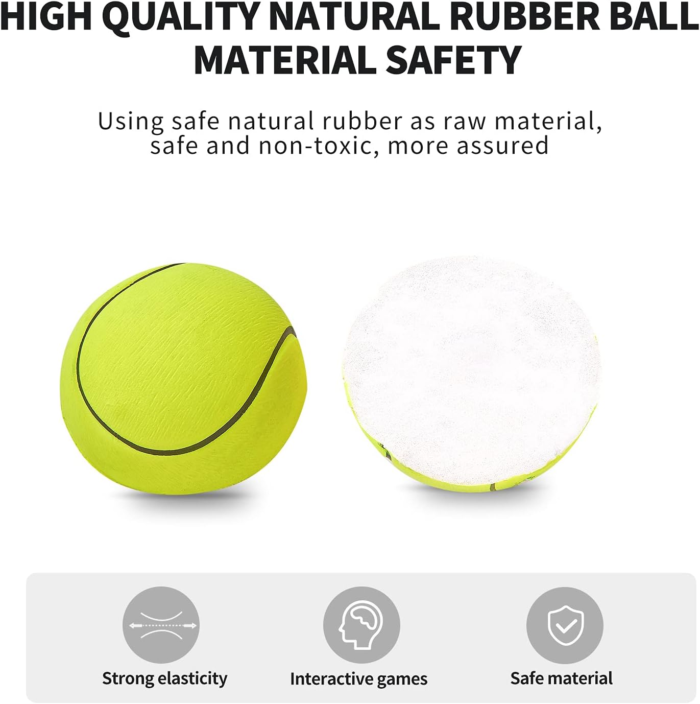 ZUYEE Wrist Return Balls - 1.85 Inch Rubber Rebound Balls for Sports | Perfect Gift for Kids