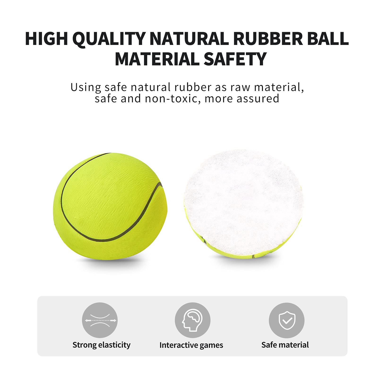 4/8/16 Pack 2.36 Inch Wrist Return Ball Wristband Balls Rubber Rebound Bouncy Sport Ball (Basketball, Baseball, Soccer,Tennis) on Elastic String Wrist Exercise or Play,Gift Toy for Kids Teens Adults