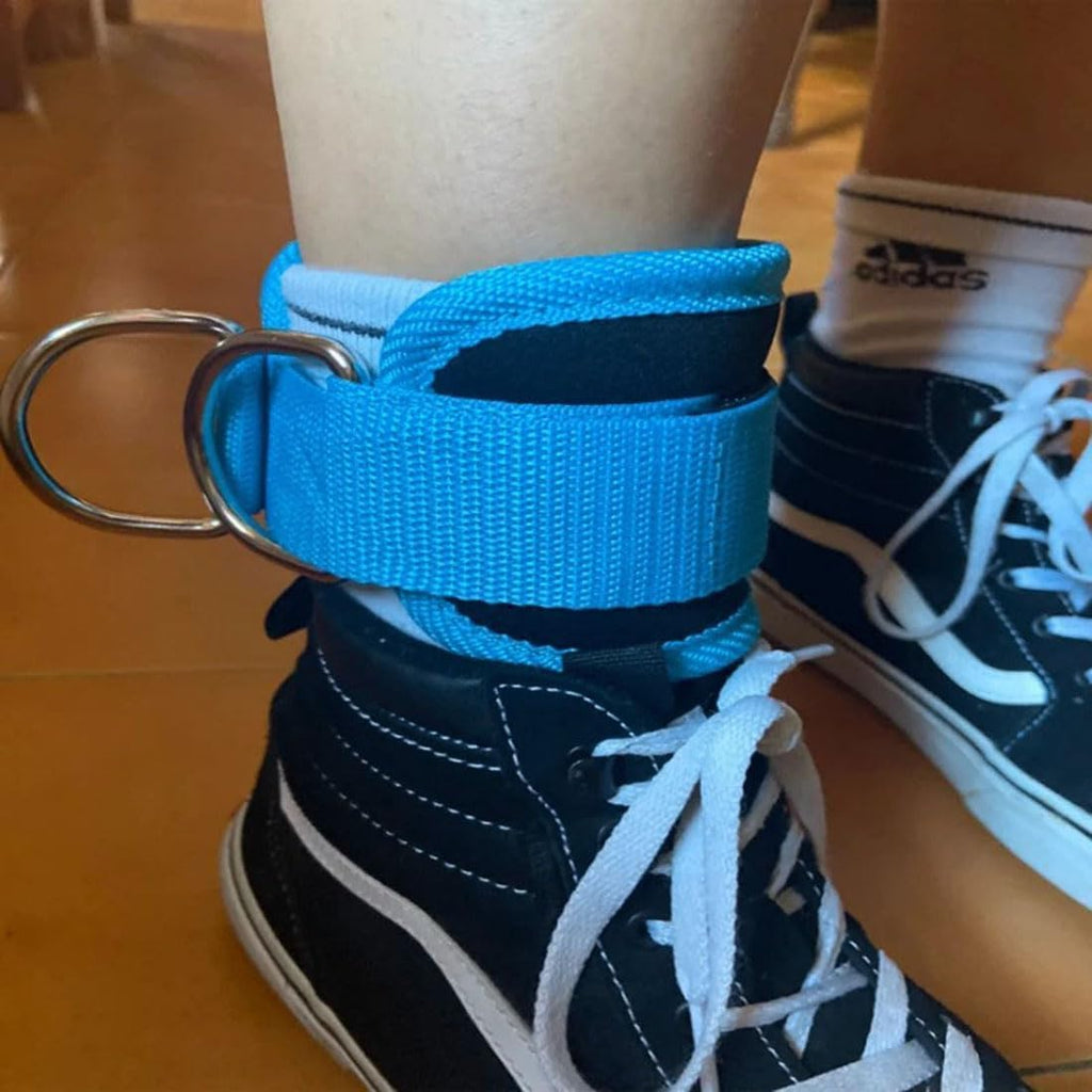 Skiennix Ankle Strap Resistance Band - Adjustable Padded Cuff for Glute Kickback | Fitness Training Support