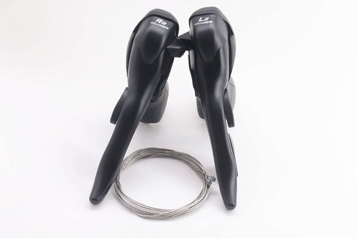 Micronew Road Bike Shifter Brake Lever 2x8 Speed Double Derailleur for Shimano 2x8-Speed Lever STI Set