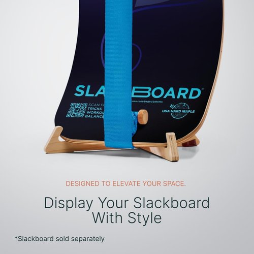 GIBBON SlackBoard Accessories - 60” Standing Pole for Balance Training | 52 Exercise Cards Deck