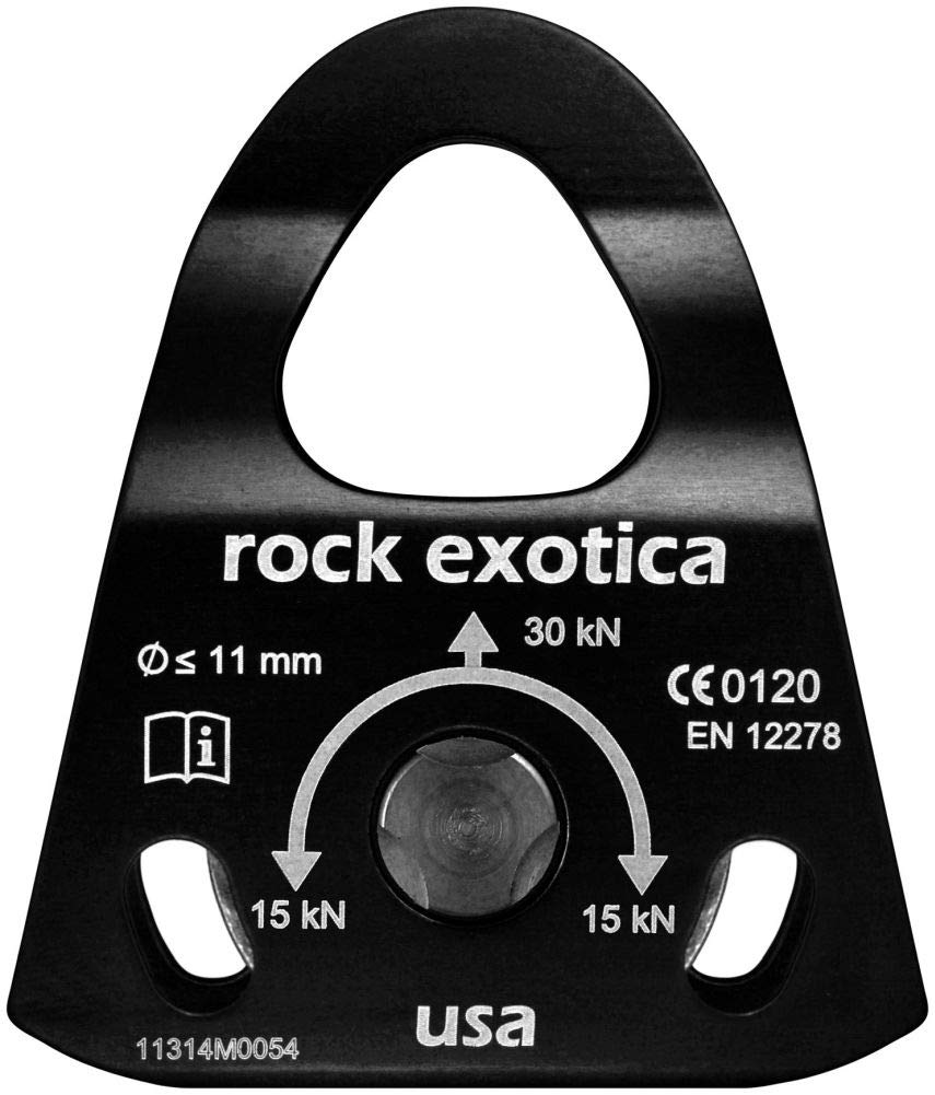 Rock Exotica Mini Machined Pulley - Single Black