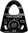 Rock Exotica Mini Machined Pulley - Single Black