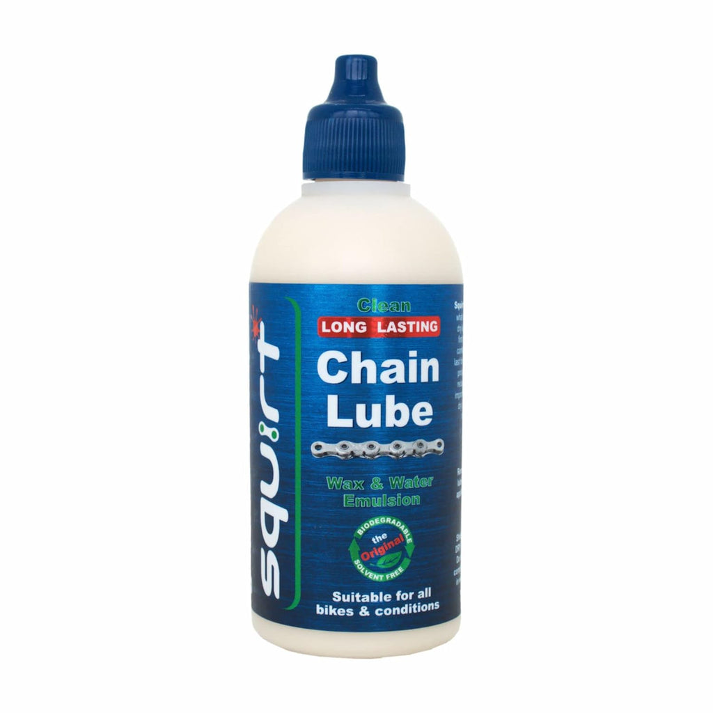 Squirt Chain Lube | Long-Lasting All-Weather Bike Chain Lubricant - 120 ml for Reduced Noise & Chainsuck