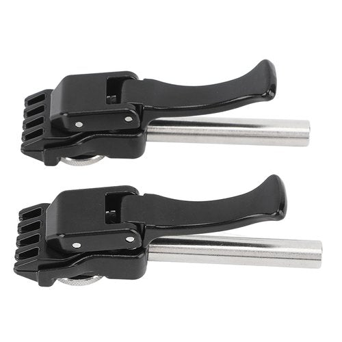 Jwthee 1 Pair Tennis Stringing Machine, Handheld Badminton Stringing Clamp Black Tennis Flying Pliers Racket Starting Clamp for Various Rackets