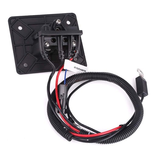 10L0L Golf Cart 48V Charger Receptacle for EZGO RXV & TXT, OEM# 602529 613304