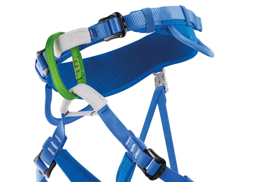 PETZL MACCHU Kids' Climbing Harness - Adjustable Seat Harness for Children Less Than 40kg / 88 lbs - Violet