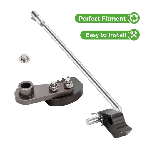 10L0L Golf Cart Brake Latch Kit fit for Club Car DS & Carryall G&E 1995-up, Aluminum Park Brake Rod & Pawl, OEM 101187702, 1017322, 101985-01