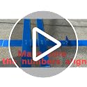 High School Waterproof Basketball Court Stencil Kit for Concrete - Reusable & Durable