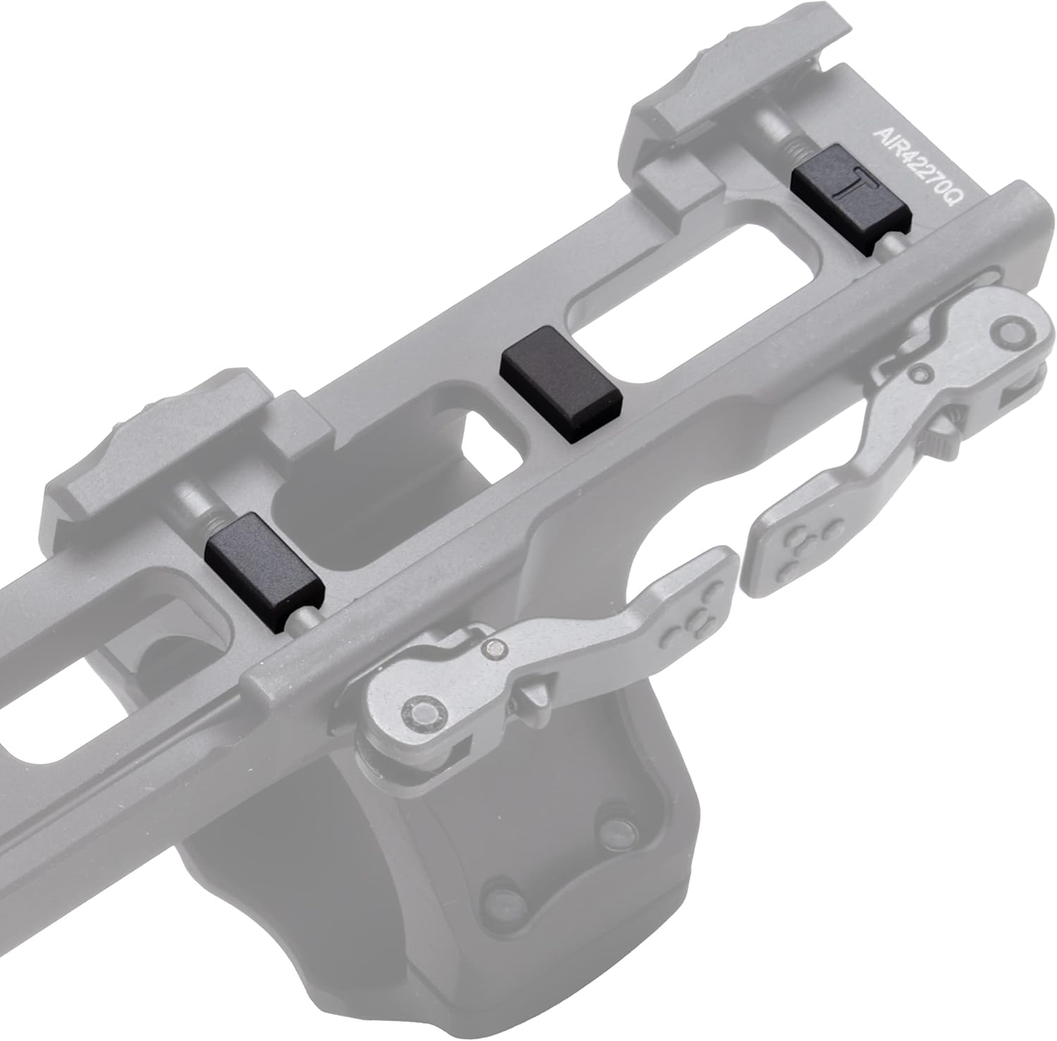 UTG ACCU-SYNC QR Scope Mount - 34mm, X-High Pro, 70mm Offset - Sleek Black Finish
