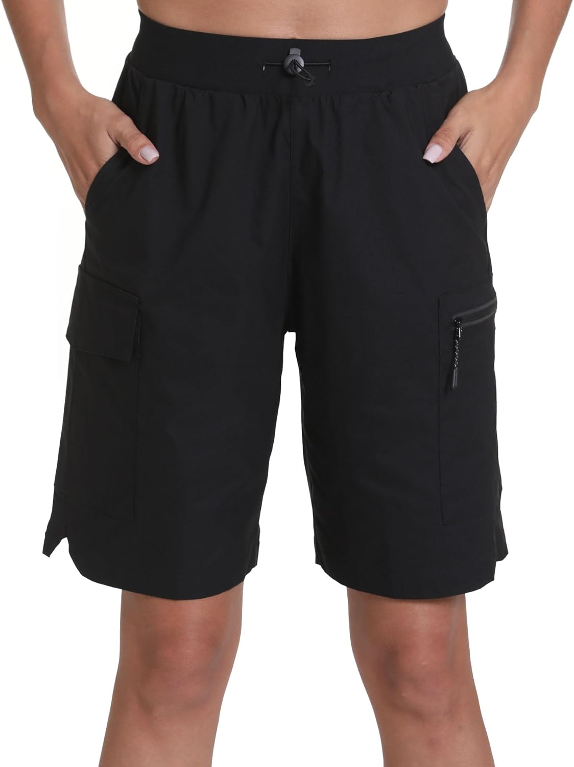 Rrosseyz Women's Hiking Cargo Shorts - Quick Dry Athletic Gym Shorts with Pockets | Perfect for Exercise & Lounge