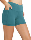 Baleaf Women's High Waist Biker Shorts - 8"/5"/3" Spandex Yoga & Workout Shorts with Pockets
