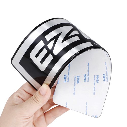 Roykaw Golf Cart Name Plate TXT Emblem Compatible with EZGO TXT 1994-2010 Gas and Electric Golf Cart, Replace OEM# 71597G01, 9.44’’ x 2.72’’