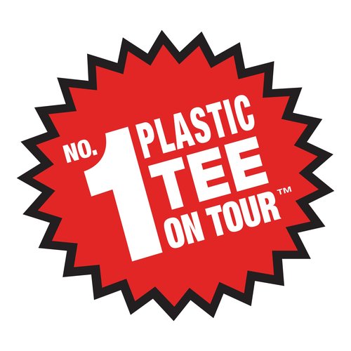 Pride Golf Tee Performance Plastic Golf Tees - 100 Count, 3-1/4 Inch - Citrus Pink - Striped for Consistency - Low Resistance Head Design