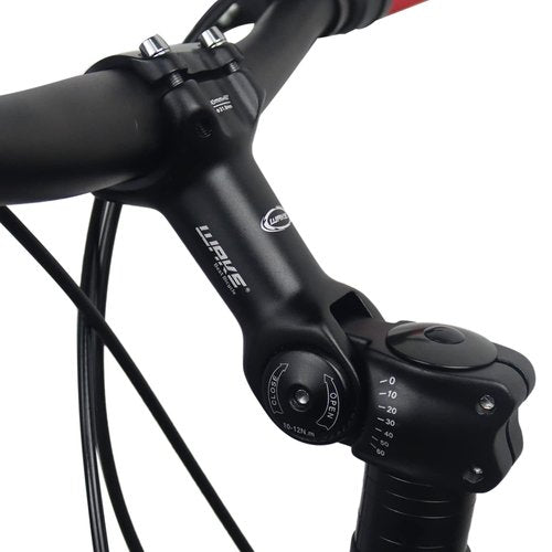 BSSOK Wake Bike stem 25.4 31.8 0-60 Degree 90mm 110mm 130mm，Bike Adjustable stem for Mountain Bike, Road Bike, MTB, BMX, Cycling