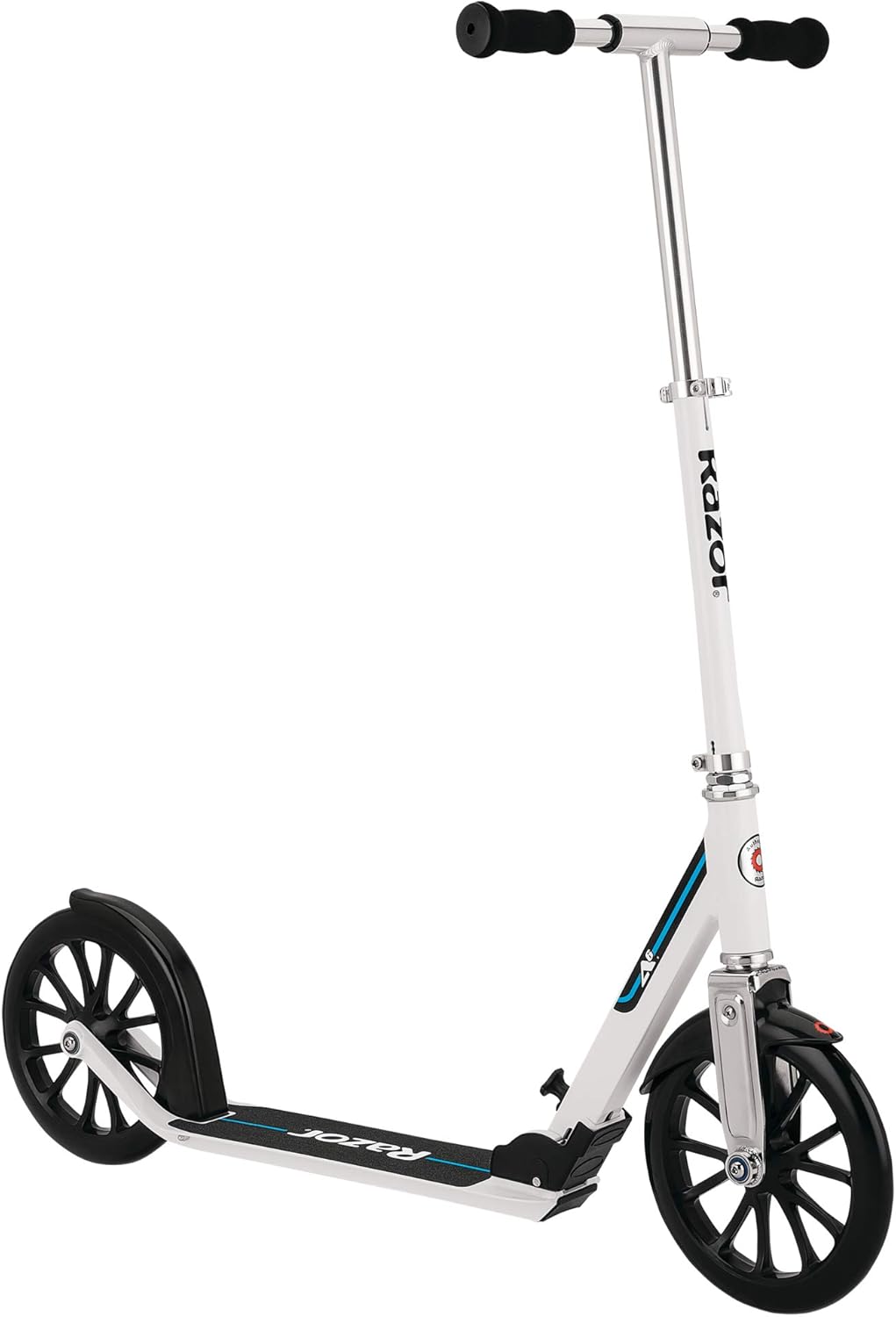 Razor A6 Kick Scooter for Kids 8+ | Extra-Tall Handlebars & Longer Deck, 10" Wheels, Anti-Rattle Tech