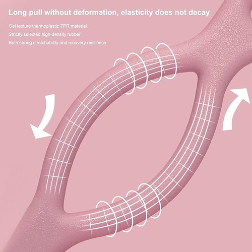 Figure 8 Resistance Band - Portable Elastic Fitness Chest Expander for Strength Training & Yoga