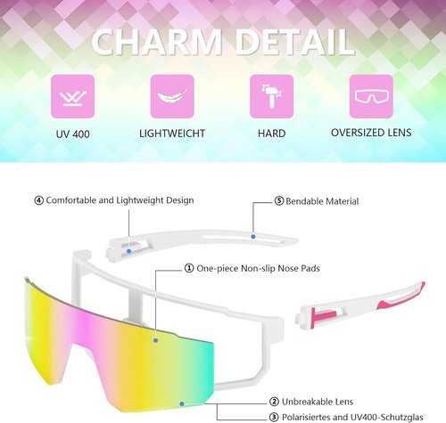 IKTOD 3 Pack Polarized Running Sunglasses for Women Mens Sunglasses UV Protection for Cycling Baseball Fishing