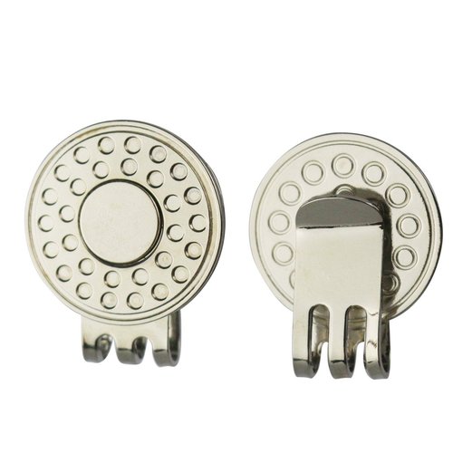 GOLTERS Golf Hat Clip Strong Magnet Value 3 6 Pack Set, Iron Cap Clips with Nickel Craft for Men Women Golfer (6 PCS)