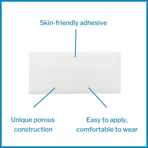 McKesson Skin Closure Adhesive Strips, Reinforced Steri Strip for Wound Care, 1 in x 5 in, 25 Count