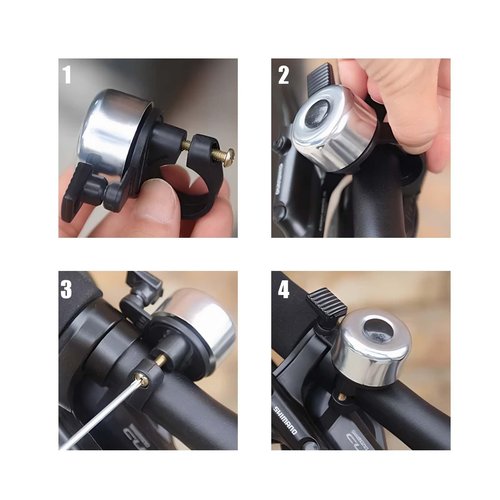 Bike Bell,Cute Mini Bicycle Bell,Crisp Bike Bells for Adults and Kids,Bicycle Bells for Handlebars,Loud Cycling Ring Bell for Road Bike Mountain Bike Scooter