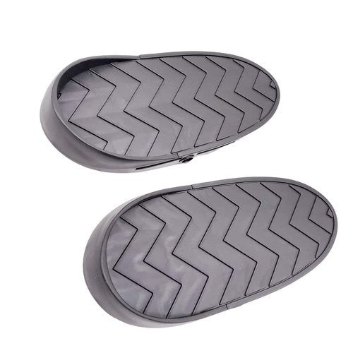 Set of 2Pcs Rowing Machine Foot Pedals Gym Accessory Replacements Good Performance for Indoor Rower 11.8x5inch Textured Surface
