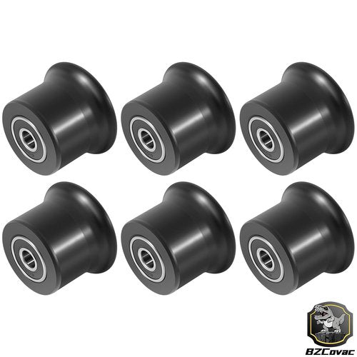 6-Pack Rolling Seat Trolley Wheels, Sliding Bracket Rollers for Bowflex Sport - Compatible with Blaze, PR1000, Ultimate 2, Classic, Elite, Motivator 2, Conquest, Schwinn Comp, and Revolution
