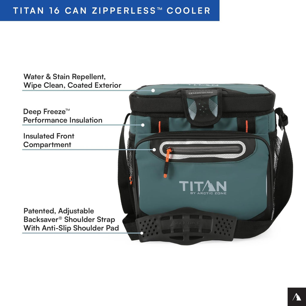 Titan by Arctic Zone Deep Freeze Cooler - Zipperless Hardbody Design with Superior Insulation | Durable & Versatile
