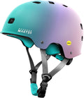 OutdoorMaster MIPS Skateboard Cycling Helmet for Adults - Lightweight, Ventilated Multi-Sport Helmet with Two Removable Liners for Scooter, Roller Skating, Inline Skating, Rollerblading