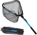 LBW Collapsible Fishing Net - Portable Folding Kayak Net for Freshwater & Saltwater | Ideal for Trout, Catfish, Bass