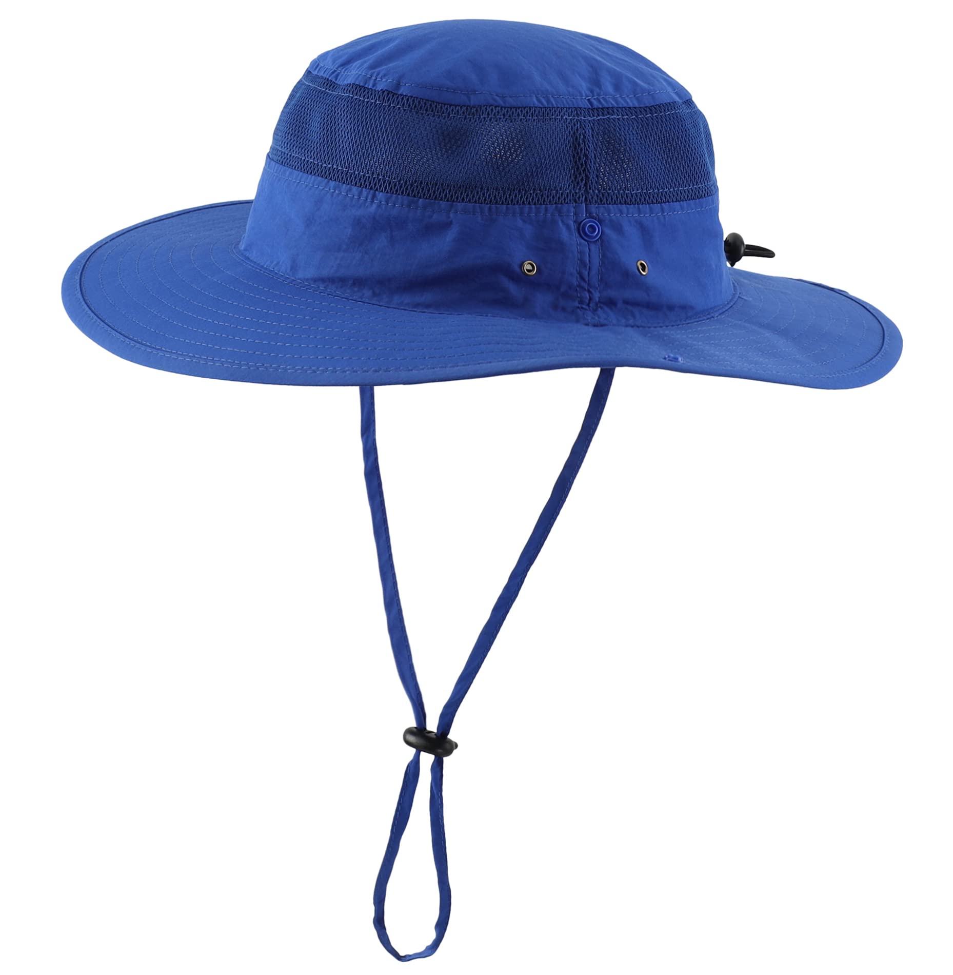 Connectyle Wide Brim Bucket Hat for Men Women UV Sun Protection Hat for Fishing Hiking Gardening Summer Beach Hats Royal Blue
