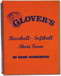 Glovers Scorebooks - Short Form Baseball/Softball Scorebook | Track 30 Games Effortlessly