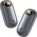 **Skiennix Electric Hand Warmers - Rechargeable Dual-Side Heater with LED Display | 17 Hours of Warmth**