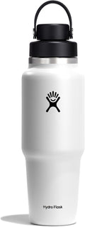 Hydro Flask 32 Oz Wide Mouth Travel Bottle - Flex Chug Cap in White for Easy Hydration