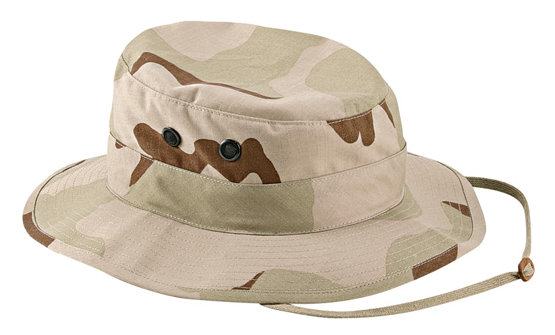 Rothco Boonie Hat - Ultimate Sun Defense for Outdoor Adventures – Tri-Color Desert Camo – 7 1/2