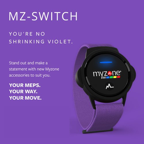 MYZONE MZ-Switch Accessory Bundle - Purple
