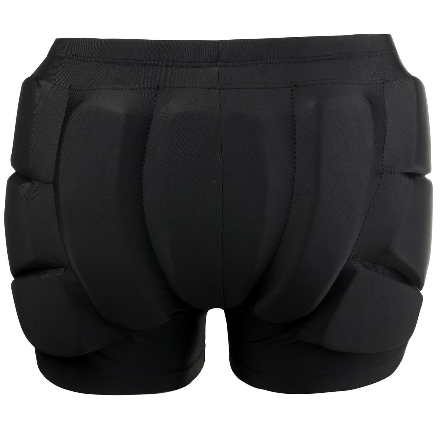 Reomoto Kids Hip Protection Pads Shorts Skiing Skating Snowboard Hip Protection Pads for Teenagers (Black, XL)