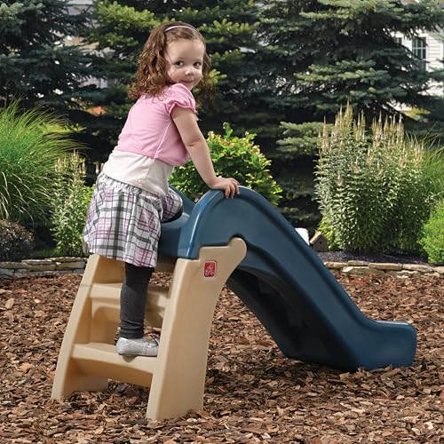 Kids Indoor Outdoor Play Slide - Junior Climber and Backyard Playground Set