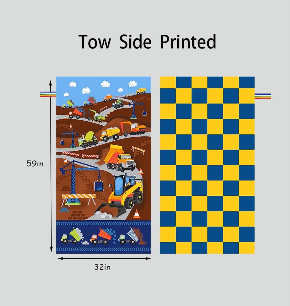 Skiennix Kids Oversized Beach Towel - Sand-Free Microfiber, Quick-Dry, Lightweight | 30x60in