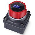 AWBLIN Battery Disconnect Switch - Upgrade Voltmeter Master Isolator for Marine, RV, Truck, and Car (DC 5-60V)