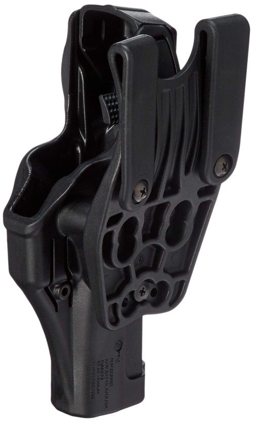 BLACKHAWK SERPA Level 3 Auto Lock Duty Matte Finish Holster, Size 00, Left Hand (Glock 17/19/22/23/31/32)