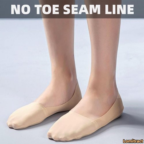 Lomitract No Show Socks for Women - Ice Silk & Cotton Blend | Size 5-12, Ultimate Comfort