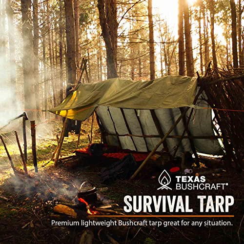 Waterproof Camping Tarp 10x10 Emergency Shelter for Backpacking & Hiking