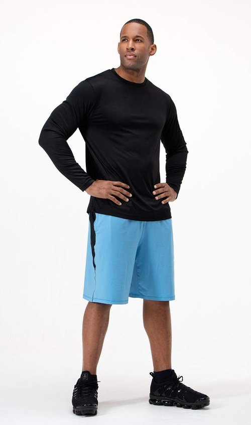 DEVOPS Men's Sun Protection Shirts - UV SPF 50+ Long Sleeve Rash Guard | Quick-Dry Fishing & Running T-Shirts