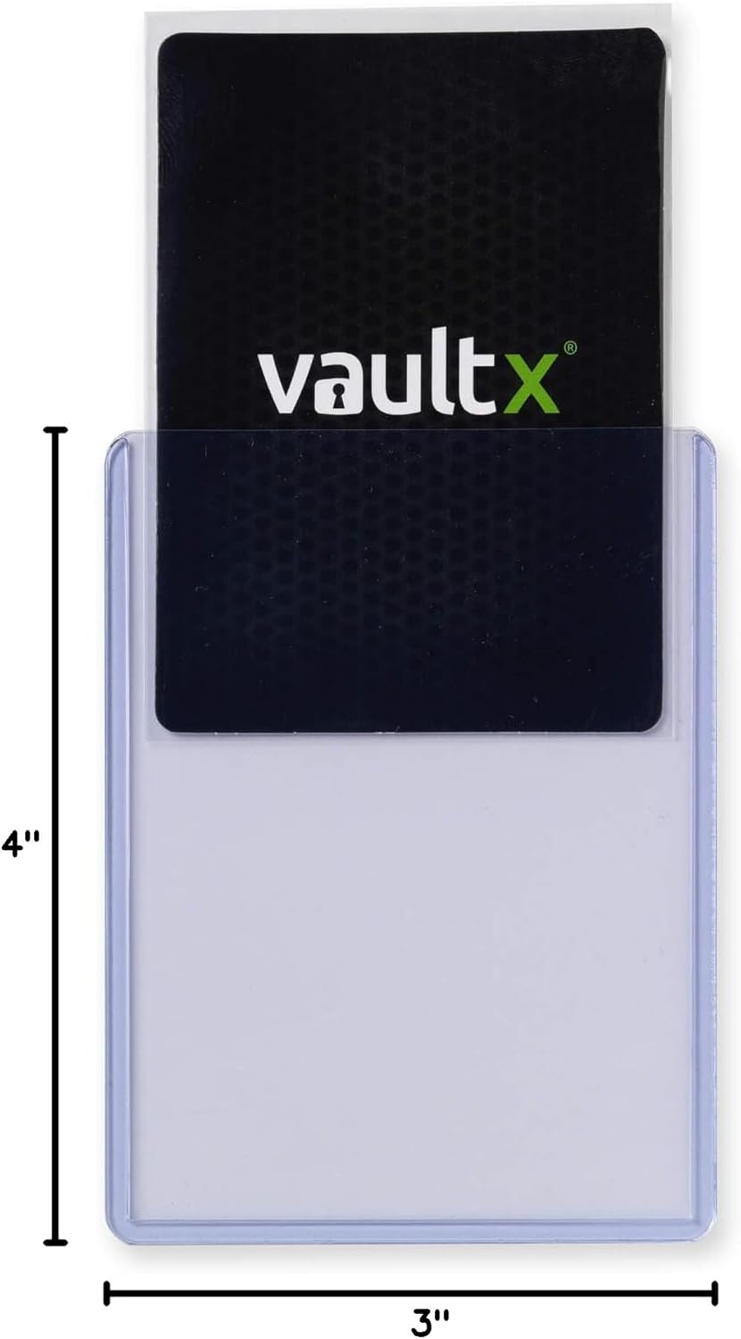 Vault X Toploaders | 35pt Premium Extra Thick Trading Card Holders | 3" x 4" Clear Protection (100 Pack)