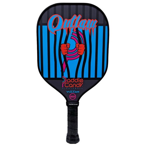 Paddle Candy Vulcan Freakshow Pickleball Paddle | Hybrid Performance | Polypropylene Core - Carbon Fiber Surface | USAP Approved | Outlaw