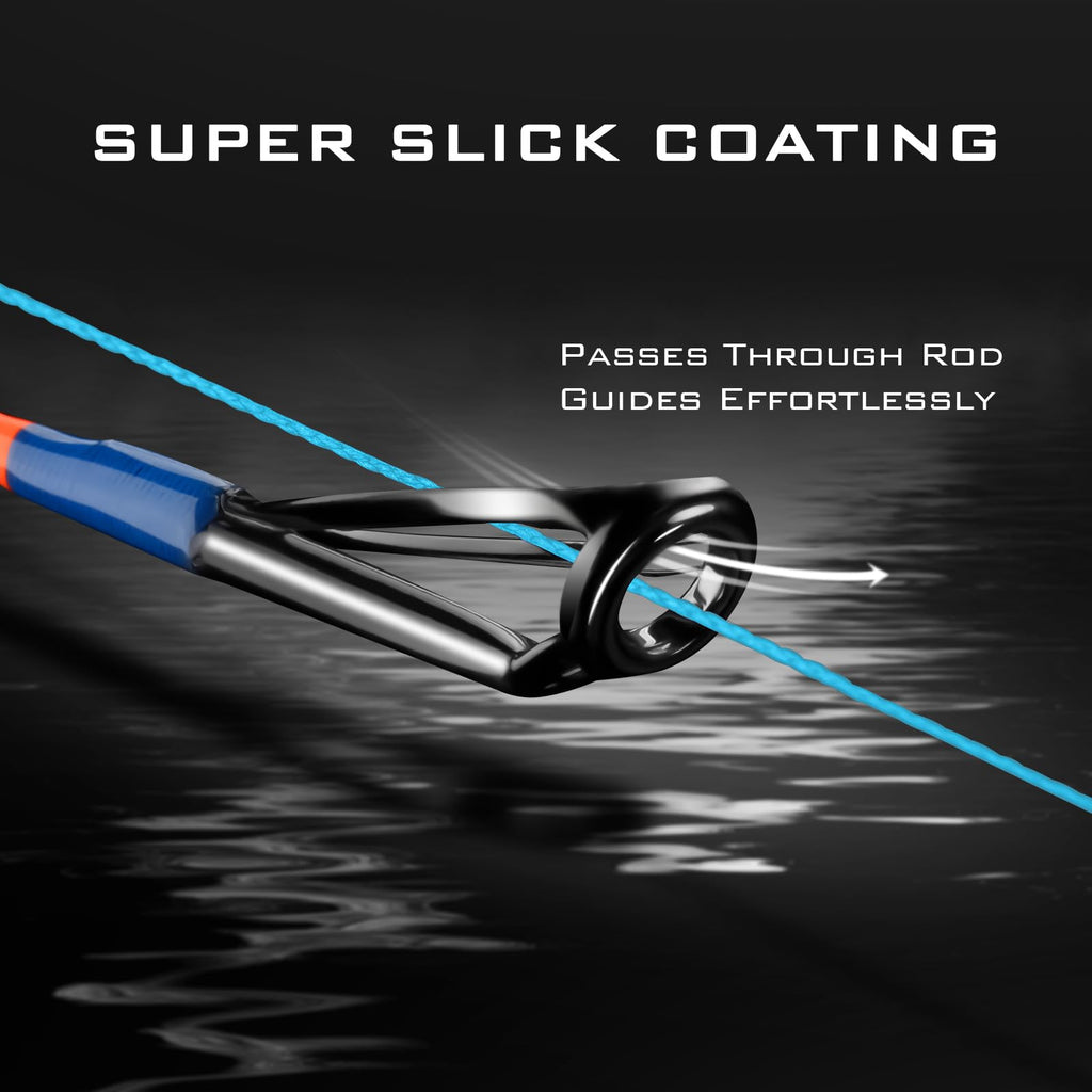 KastKing Superpower Braided Fishing Line, Sky Blue, 15 LB, 300+27 Yds