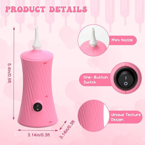 206 Balloon Pump - Electric Air Pump for Long Balloons | Ideal for Birthday Party Decorations